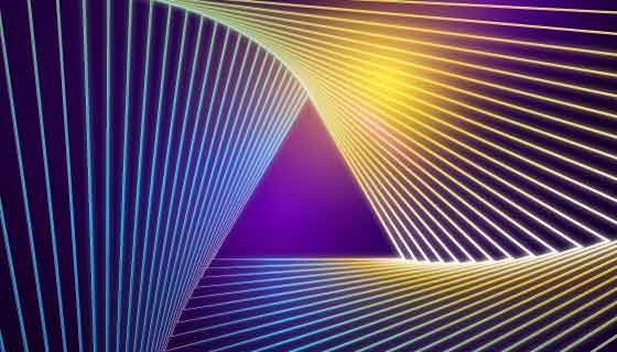 抽象霓虹灯背景矢量素材(AI/EPS)