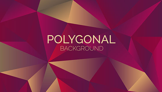 优雅的多边形背景矢量素材(EPS)