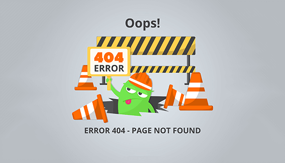 扁平风格404错误页面矢量素材(EPS/AI)