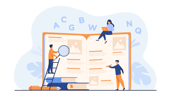 充电学习的人物插画矢量素材(EPS/PNG)