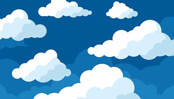 白云背景矢量素材(EPS/AI)