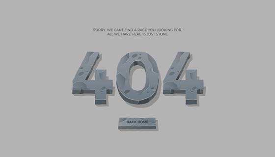 扁平风格404错误页面矢量素材(EPS/AI)