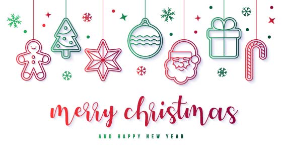 吊坠设计圣诞节背景矢量素材(EPS/PNG)