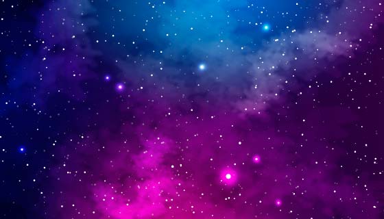 逼真的银河系矢量素材(AI/EPS)