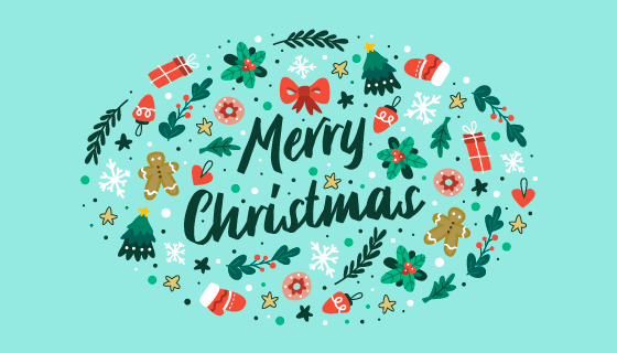 各种圣诞元素设计圣诞节背景矢量素材(AI/EPS/PNG)