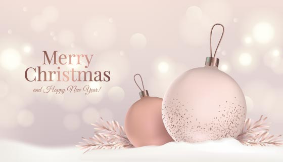 优雅的圣诞节背景矢量素材(AI/EPS)