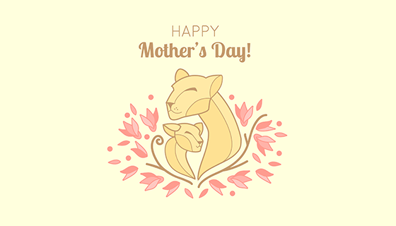 母亲节背景矢量素材(EPS/AI)