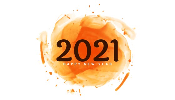 抽象球体设计2021新年快乐矢量素材(EPS)