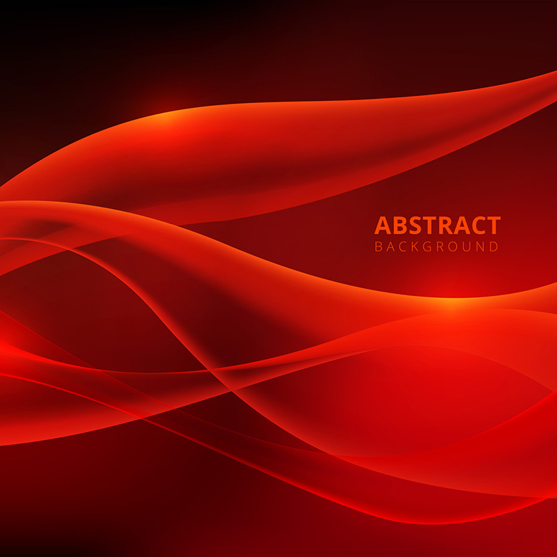 红色抽象背景矢量素材(EPS/AI)