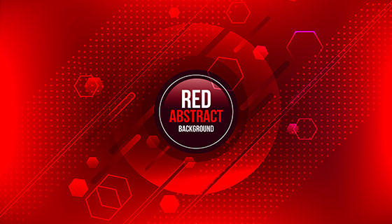 红色抽象背景矢量素材(EPS/AI)