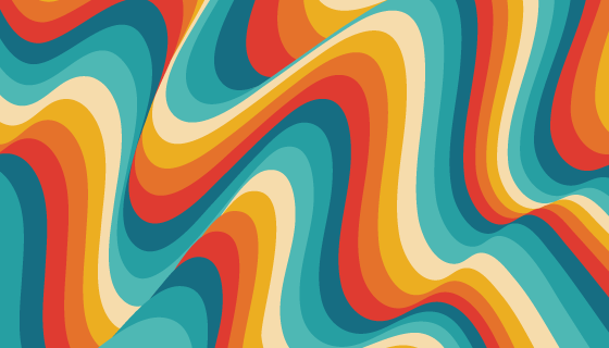 多彩迷幻背景矢量素材(AI/EPS)