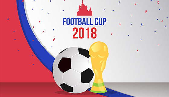 2018世界杯背景矢量素材(EPS/AI)