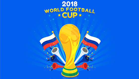 2018世界杯背景矢量素材(EPS/AI)