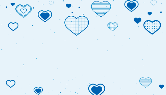 各种各样的爱心背景矢量素材(EPS)
