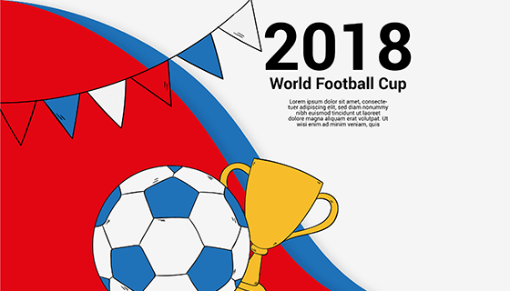 2018世界杯背景矢量素材(EPS/AI)