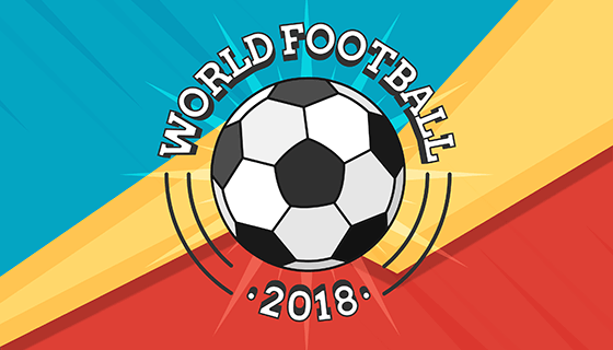 2018世界杯背景矢量素材(EPS/AI)