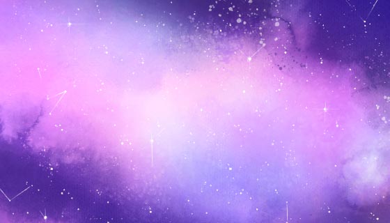 创意水彩银河背景矢量素材(AI/EPS)