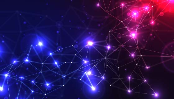 抽象渐变的网络连接背景矢量素材(AI/EPS)