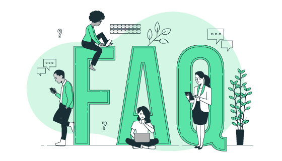 FAQ常见问题解答插画矢量素材(AI/EPS)