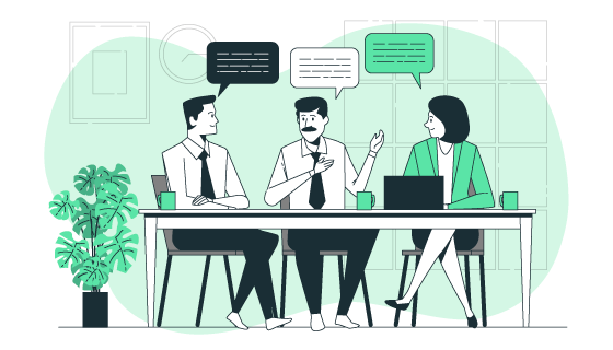 正在讨论的人们矢量素材(AI/EPS)