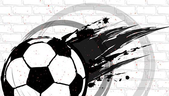 创意足球纹理矢量素材(EPS/AI)