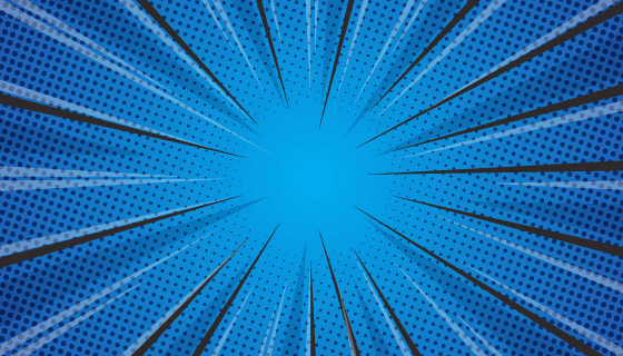 蓝色漫画爆炸背景矢量素材(AI/EPS)