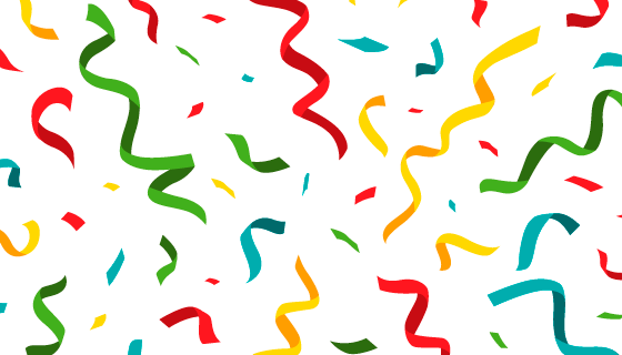 华丽的五彩纸屑背景矢量素材(AI/EPS)