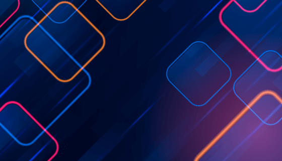 多彩方形霓虹灯背景矢量素材(AI/EPS)