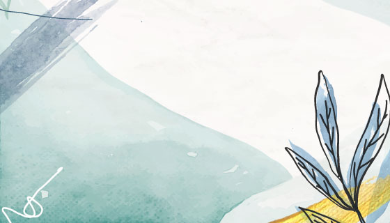 浅蓝色水彩背景矢量素材(EPS)