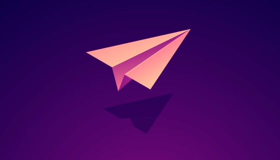 逼真的纸飞机矢量素材(EPS)