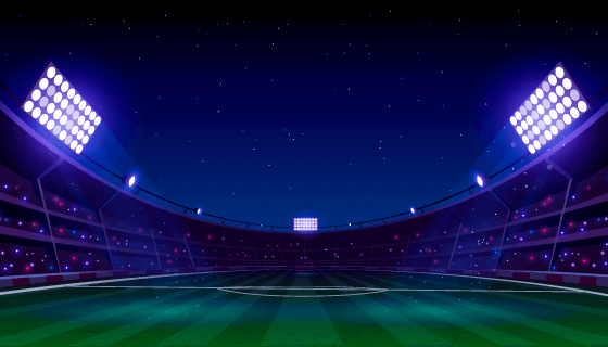 逼真的足球场矢量素材(AI/EPS)