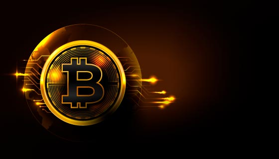 比特币概念图片矢量素材(EPS)