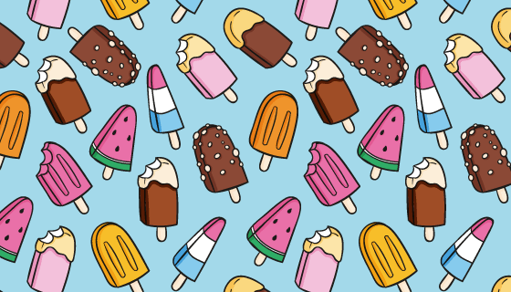 各种各样的雪糕图案矢量素材(AI/EPS)