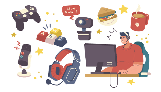 电竞游戏装备矢量素材(AI/EPS/PNG)