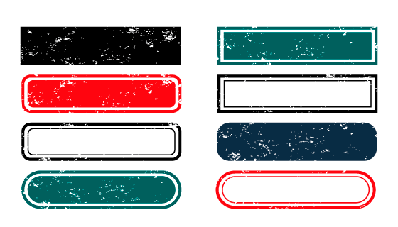 八个脏脏的标签/按钮矢量素材(EPS)