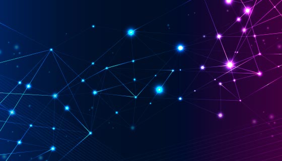 网络连接科技背景矢量素材(AI/EPS)
