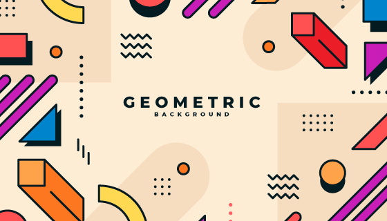 抽象几何图案背景矢量素材(AI/EPS)