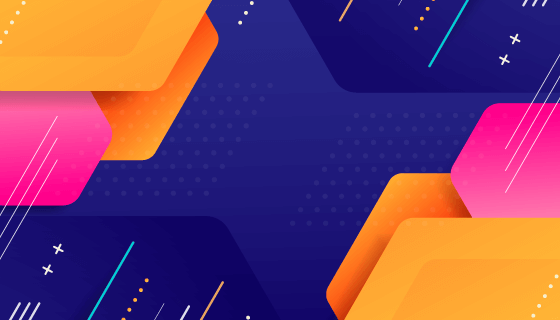 抽象多彩的六边形背景矢量素材(AI/EPS)