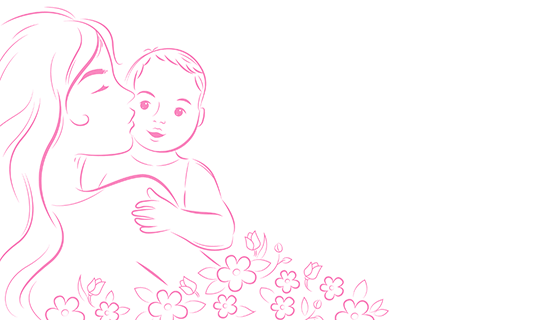 手绘母亲节矢量素材(EPS/AI)