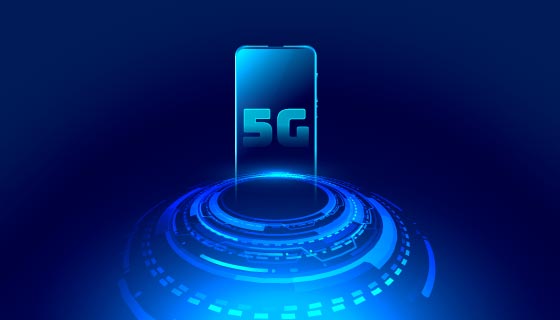 5G网络通信技术概念背景矢量素材(EPS)