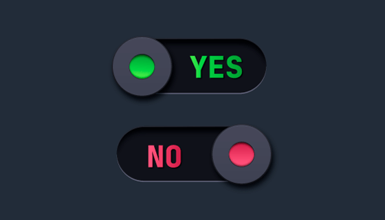 逼真的Switch开关按钮矢量素材(AI/EPS)