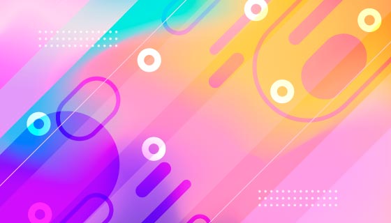 带形状的渐变抽象背景矢量素材(AI/EPS)