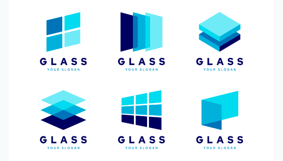 六个创意logo矢量素材(AI/EPS/PNG)