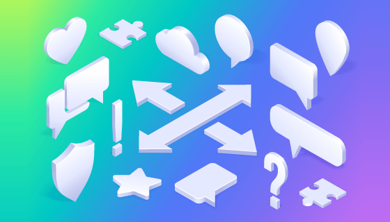 各种各样的立体符号矢量素材(EPS)