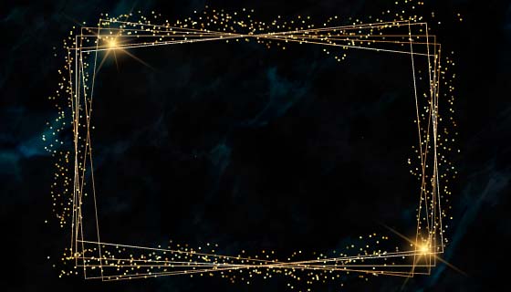 豪华的金色边框矢量素材(AI/EPS)