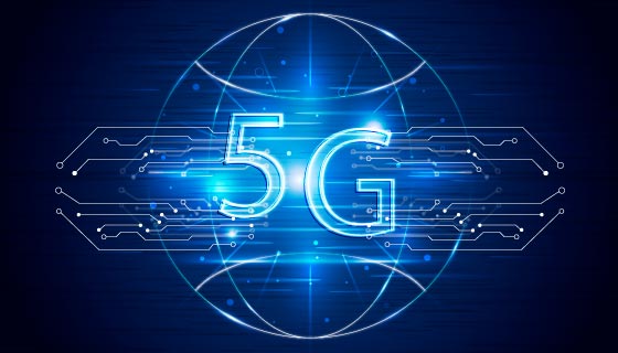 5G移动通信技术科技背景矢量素材(AI/EPS)