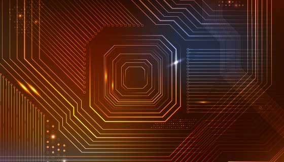 芯片纹理背景矢量素材(EPS)