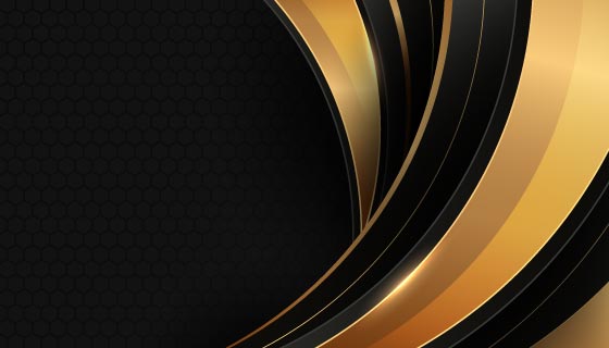 金色渐变奢华背景矢量素材(AI/EPS)