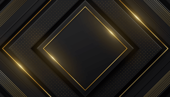 奢华的黑金色背景矢量素材(AI/EPS)