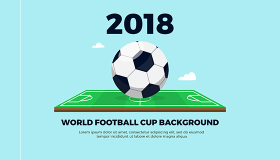 2018世界杯背景矢量素材(EPS/AI)